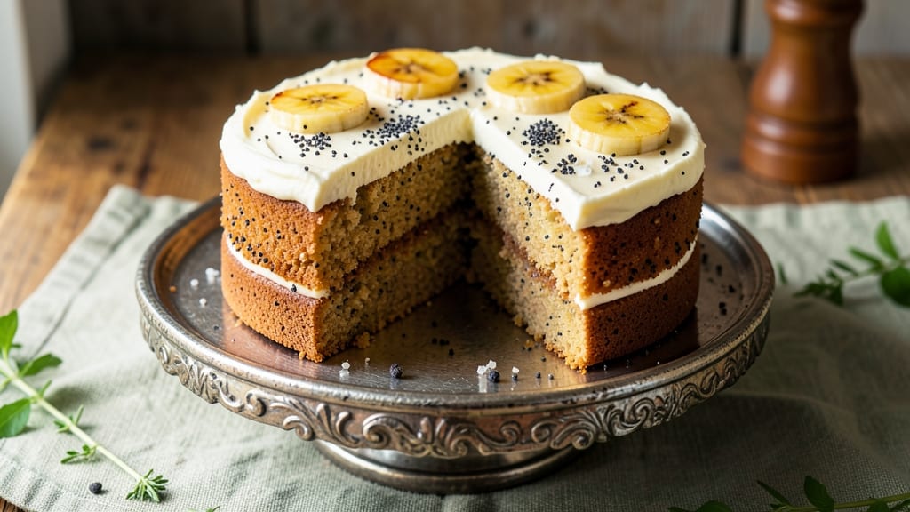 Banana Poppy Seed Cake Recipe: Nutty Crunch Meets Ultra-Moist Layers