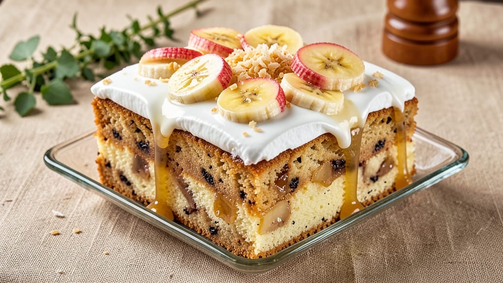 Banana Cake Recipe Singapore: Spiced Rum Streusel Hugs Ultra-Moist Layers