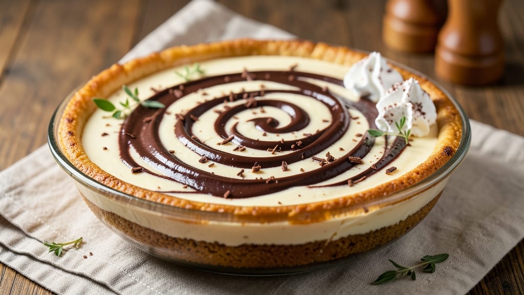 Baked Chocolate Swirl Cheesecake Recipe: Fudgy Swirls and Silky Smoothness